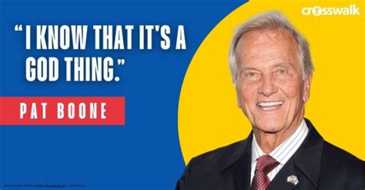 Pat Boone Says God Was at Center of Marriage to Late Wife, Shirley